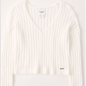 Abercrombie | Boxy V-Neck Sweater | M